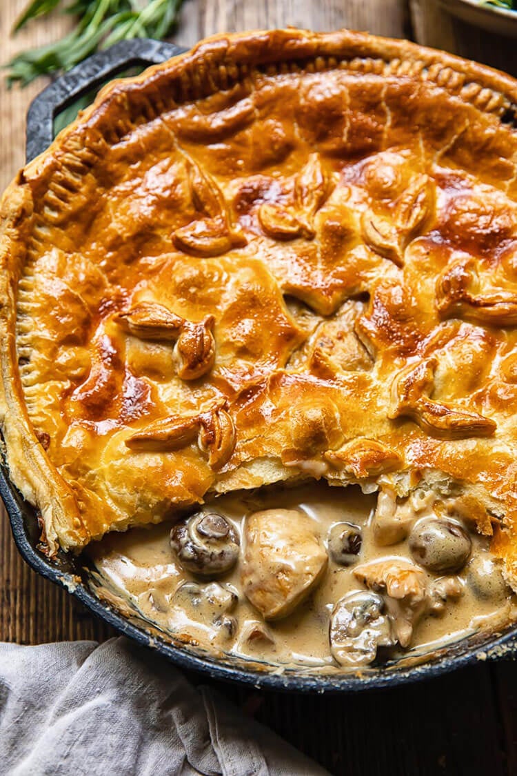 Chicken and Mushroom Pie