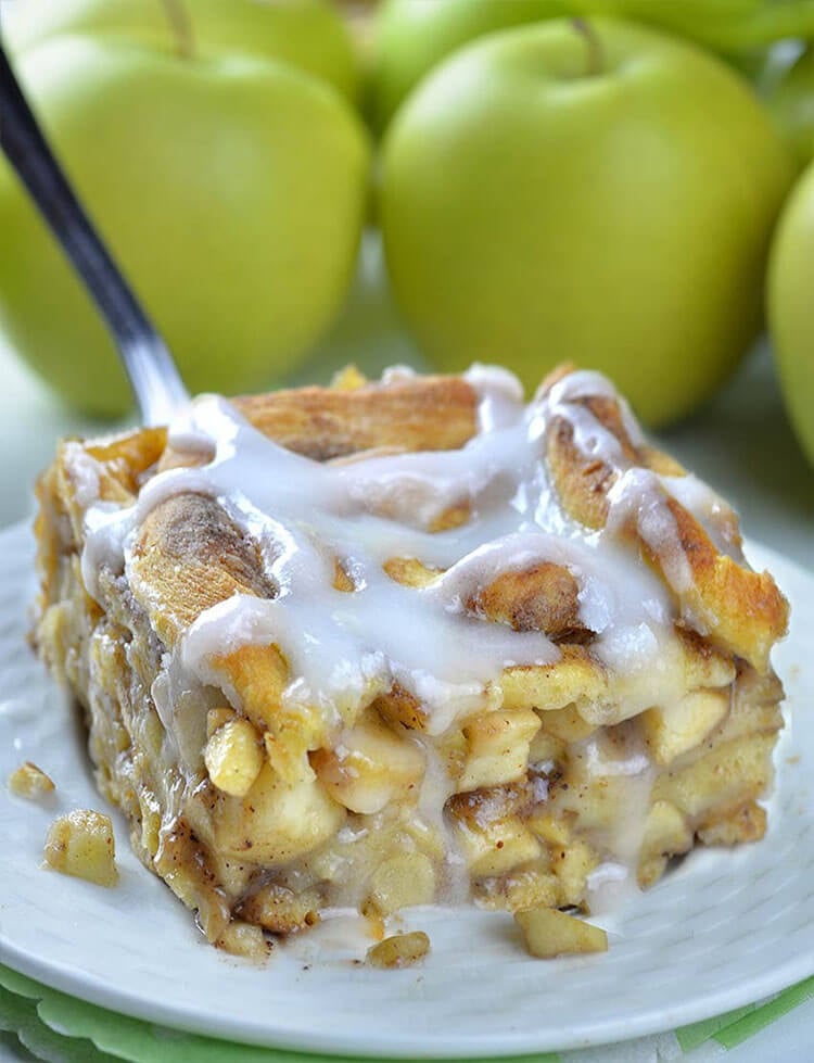 caramel apple lasagna