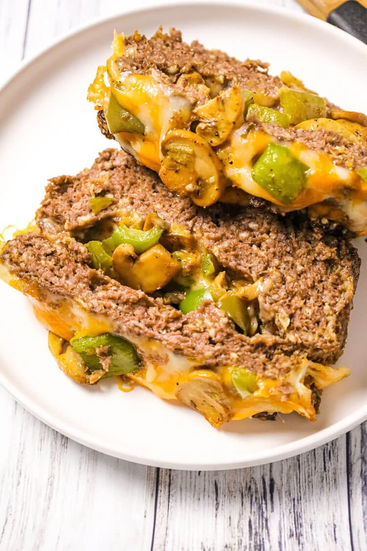 Philly Cheesesteak Meatloaf