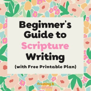 scripture writing feature