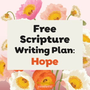 scripture writing plan hope feature