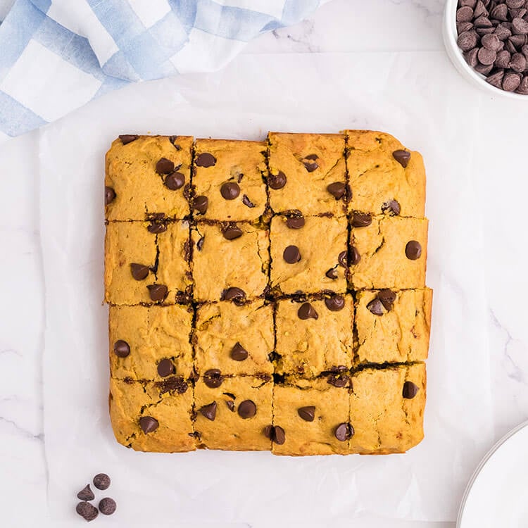 pumpkin blondies feature