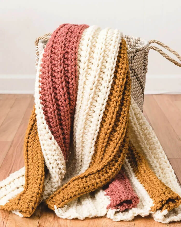 Chunky Stripe Blanket