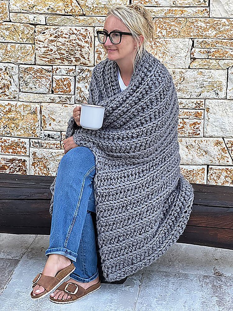 Coziest Chunky Blanket