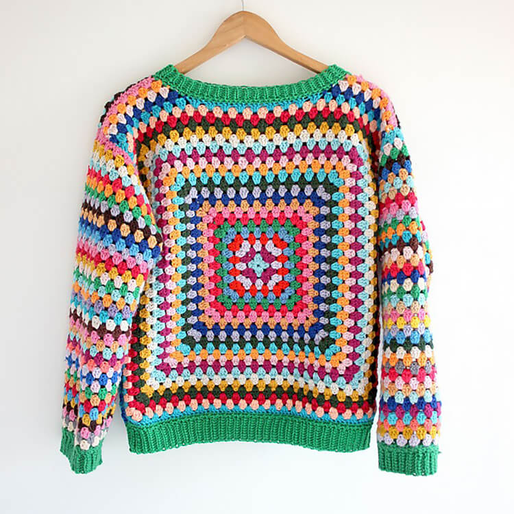 Granny Square Sweater