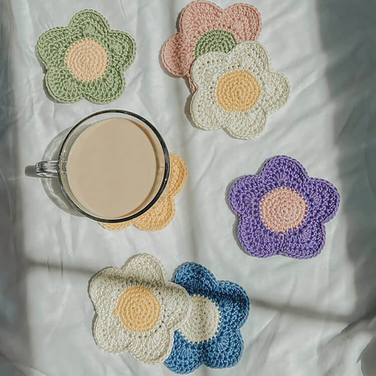 Daisy Flower Coaster