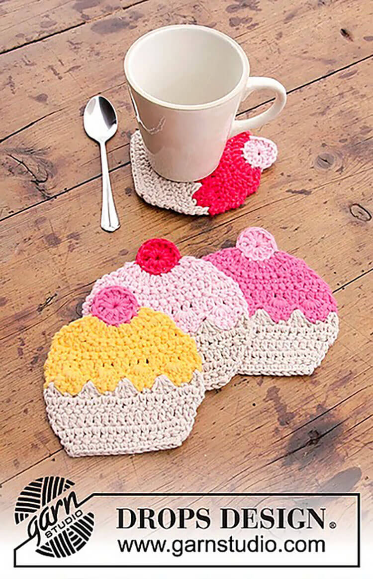 Breakfast Cupcakes Coaster