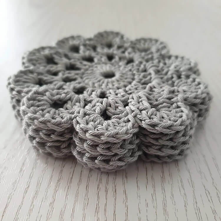 Pretty Flower Coasters