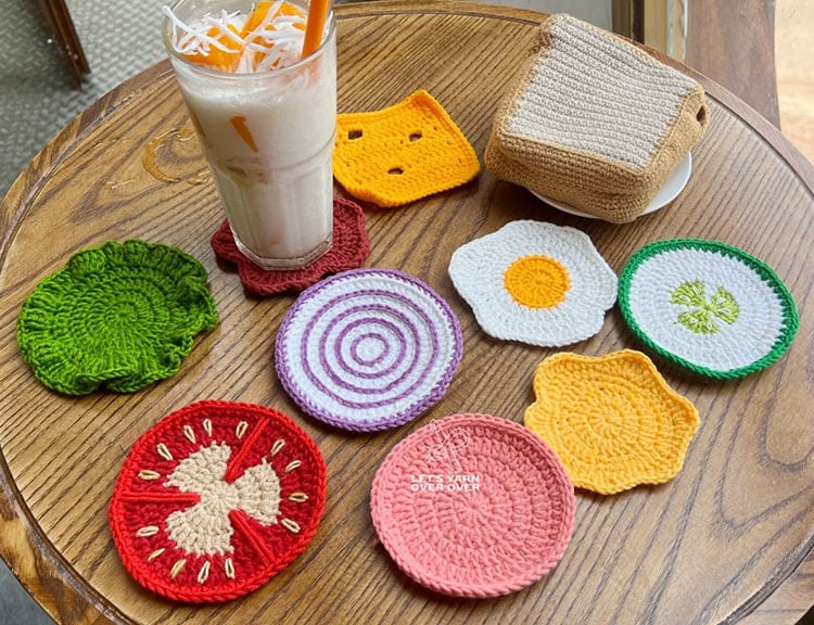 Sandwich Coaster Set