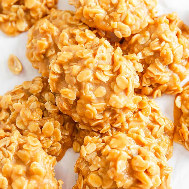 no bake peanut butter cookies feature