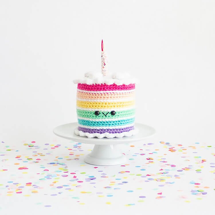 Rainbow Birthday Cake