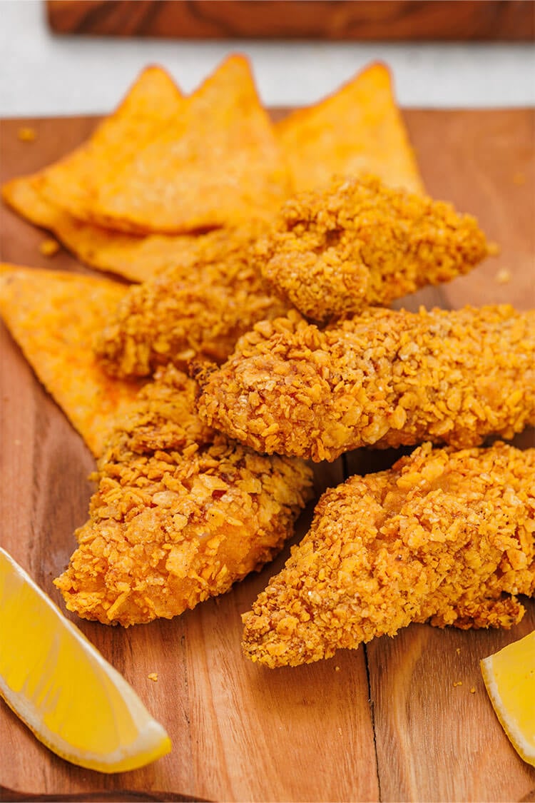 Doritos Chicken Tenders with Chipotle Ranch Dressing