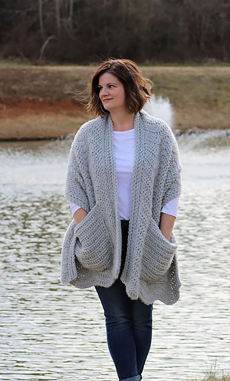 Hygge Pocket Shawl