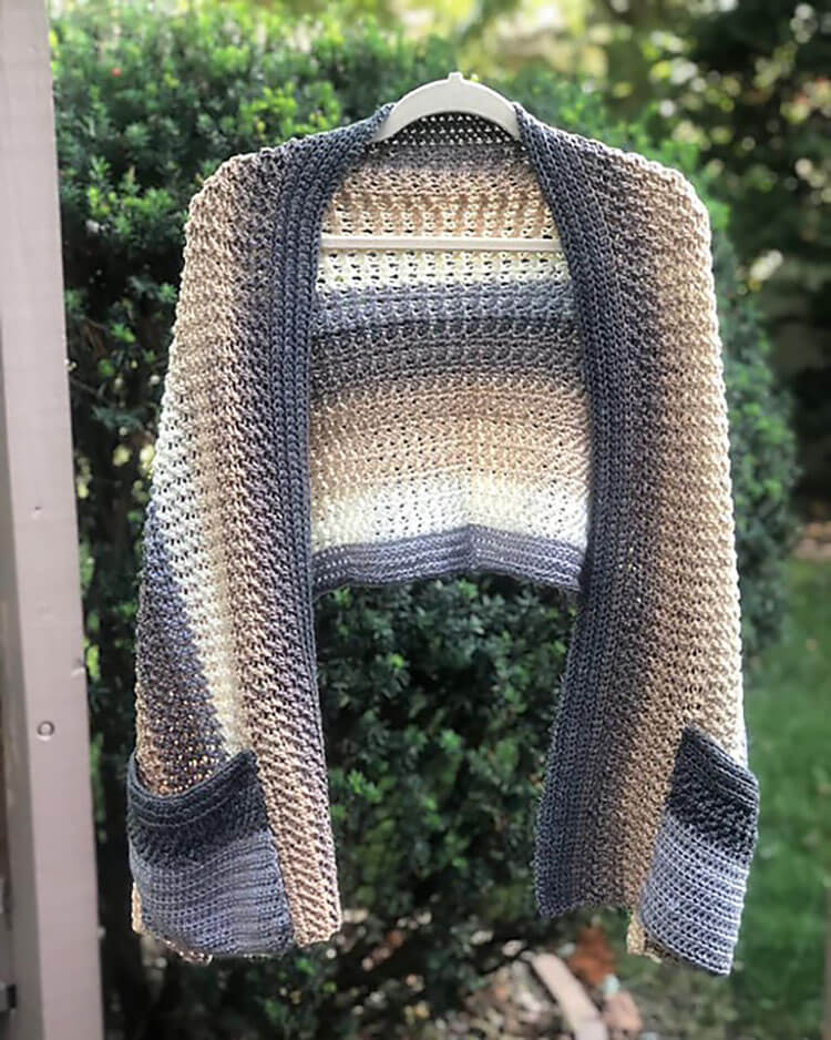 Crisscross Pocket Shawl