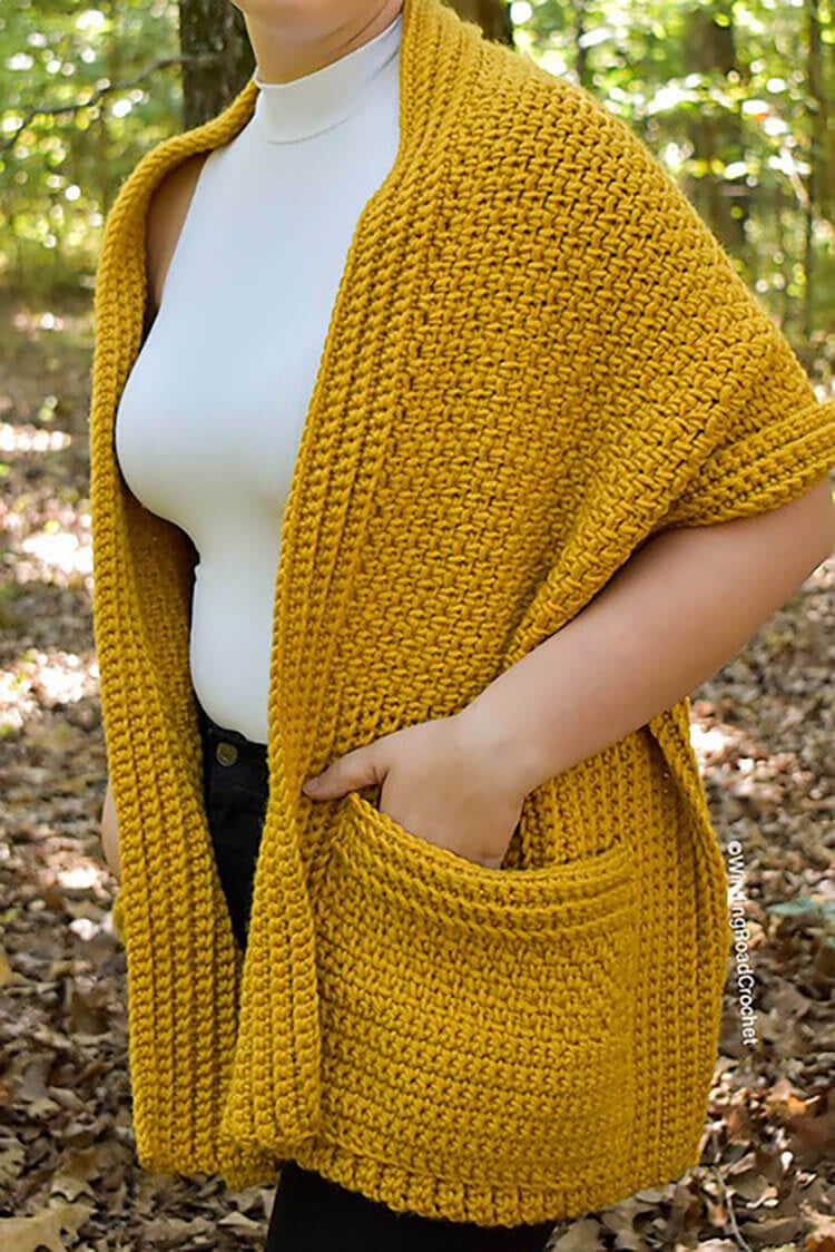 Harvest Pocket Shawl