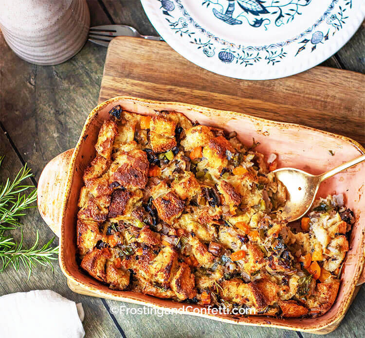 Herb and Vegetable Stuffing Feature