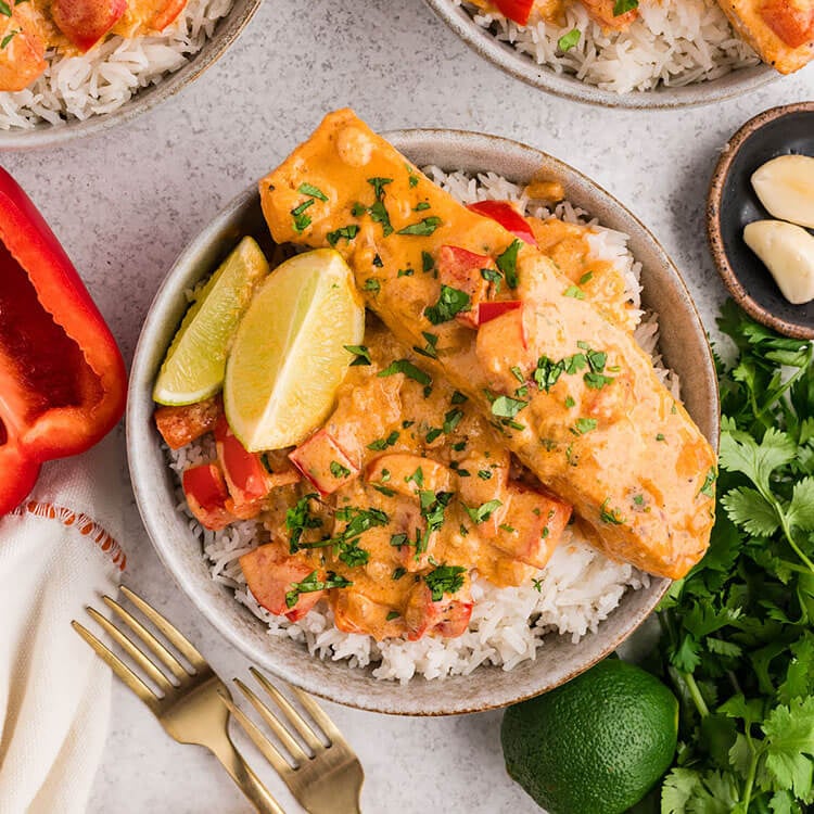 coconut curry salmon