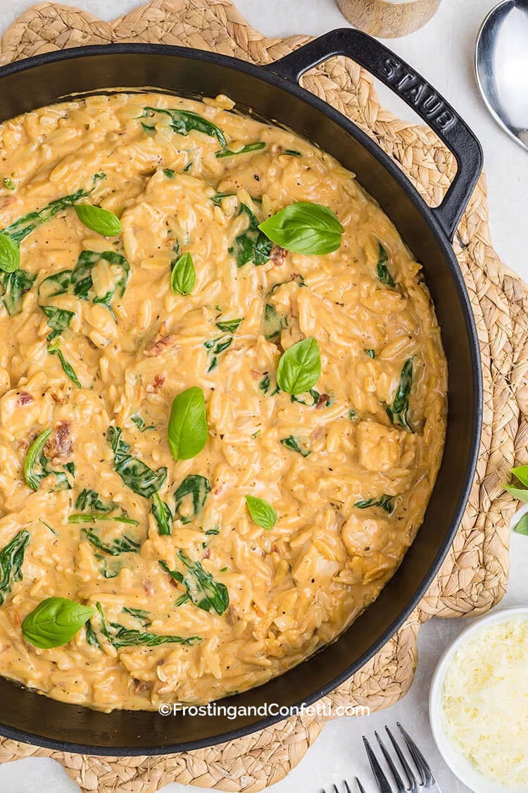 chicken orzo
