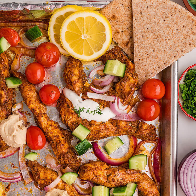 Sheet Pan Shawarma Feature