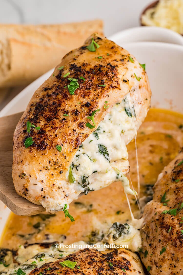 Cheesy Stuffed Chicken Breasts 2