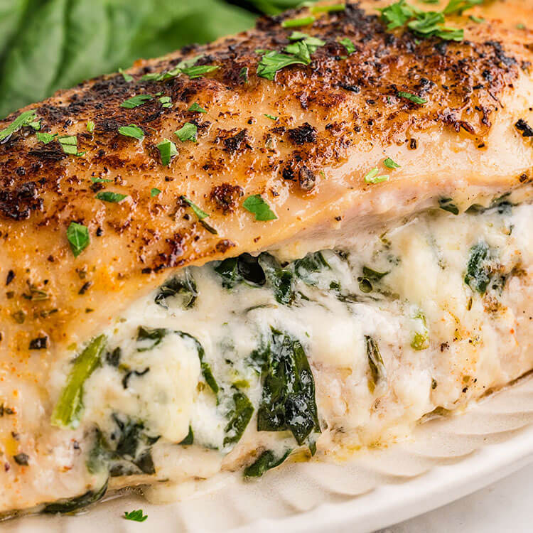 cheesy stuffed chicken breast recipe