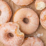 Sourdough Discard Glazed Donuts Feature