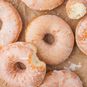 Sourdough Discard Glazed Donuts Feature