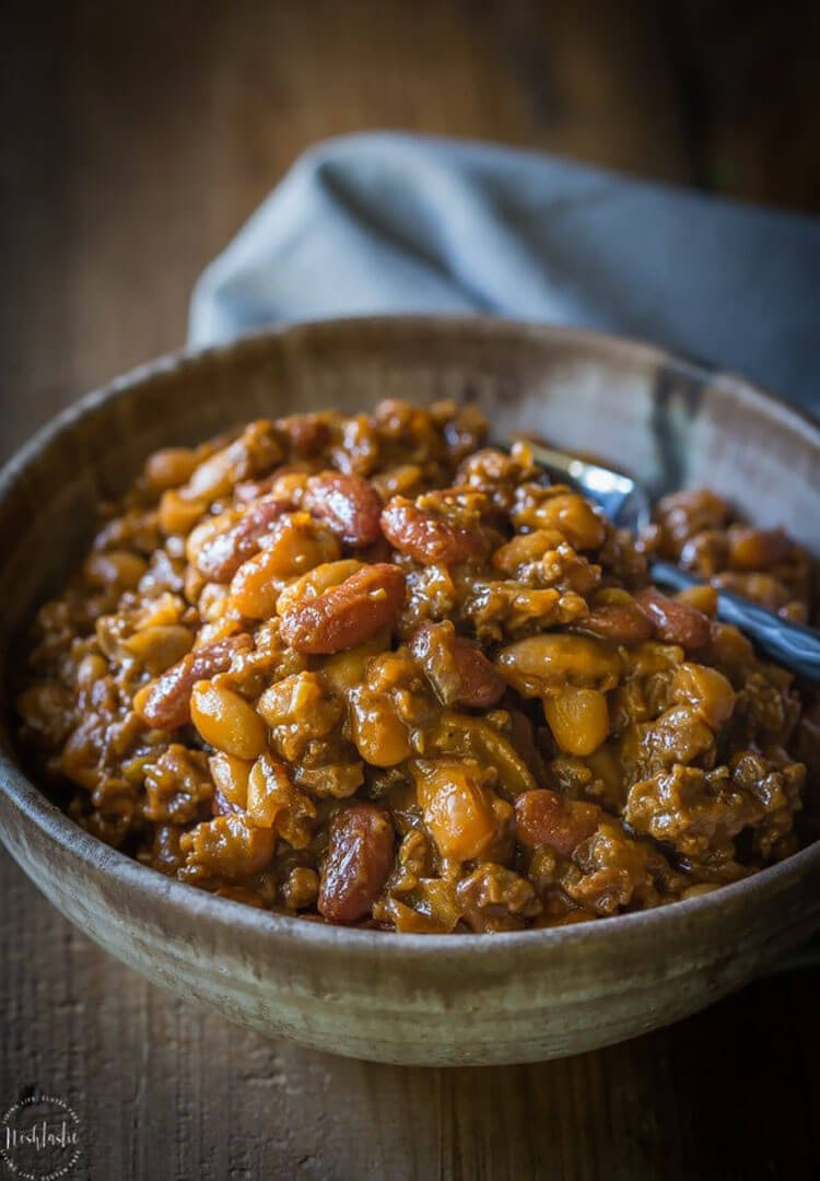 BBQ Baked Beans with Beef