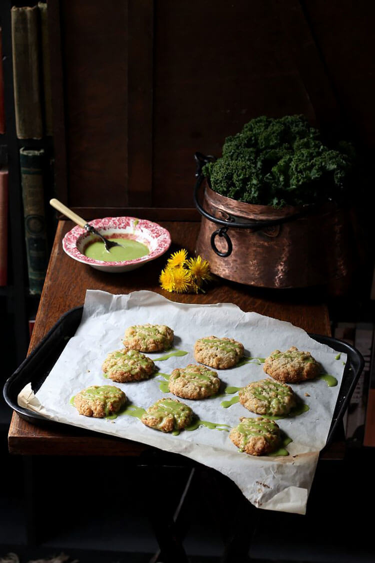 Lemon Dandelion Cookies