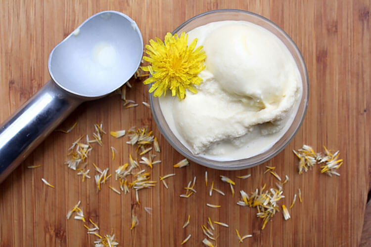 Dandelion & Honey Ice Cream