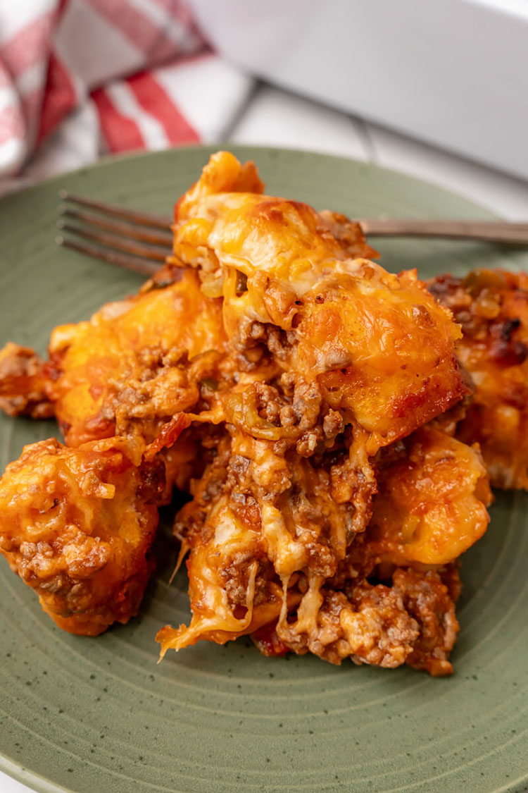Sloppy Joe Biscuit Casserole