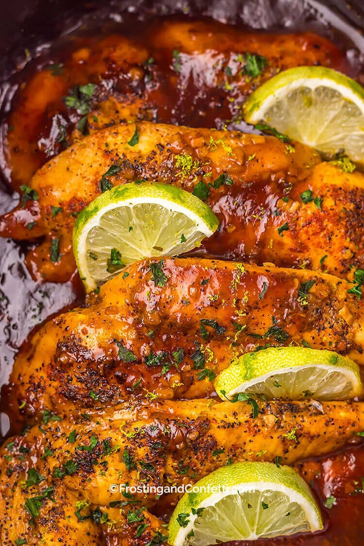 Slow Cooker Honey Lime Chicken