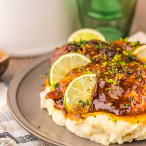 Slow Cooker Honey Lime Chicken Feature