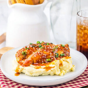 Slow Cooker Honey Sesame Chicken Feature