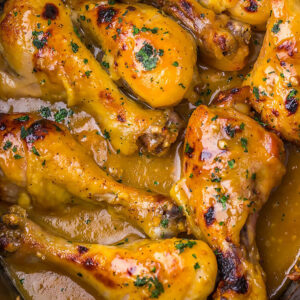 Slow Cooker Maple Dijon Chicken Legs