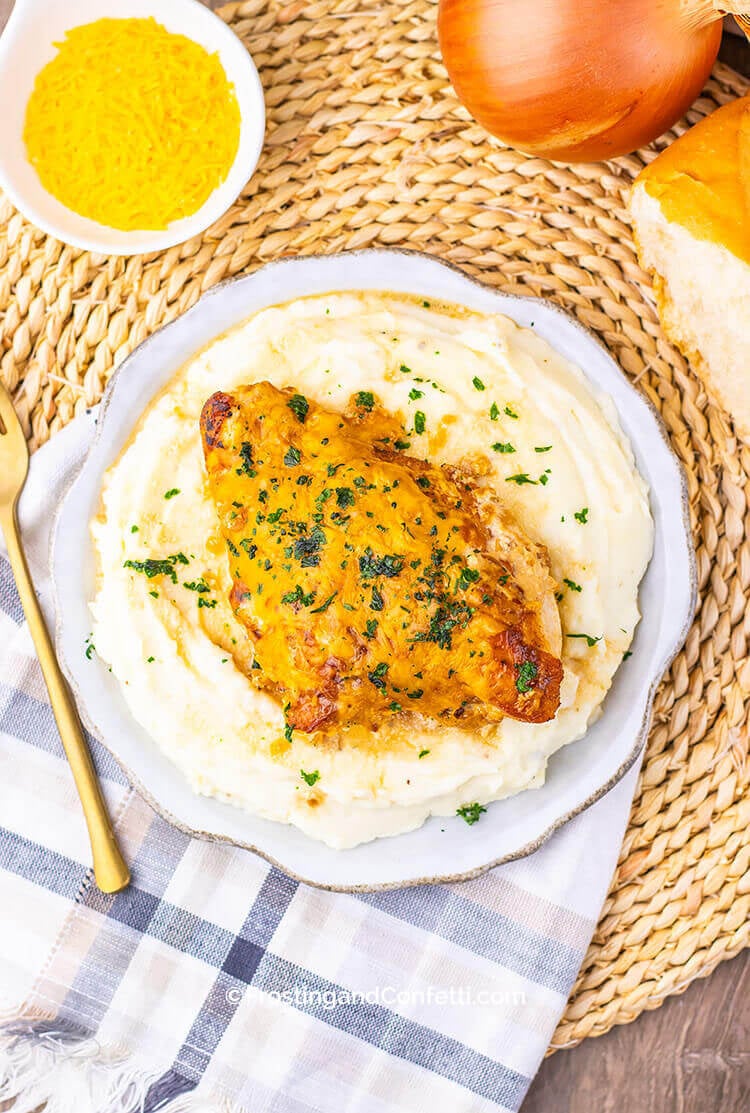 Sour Cream and Onion Chicken Top View