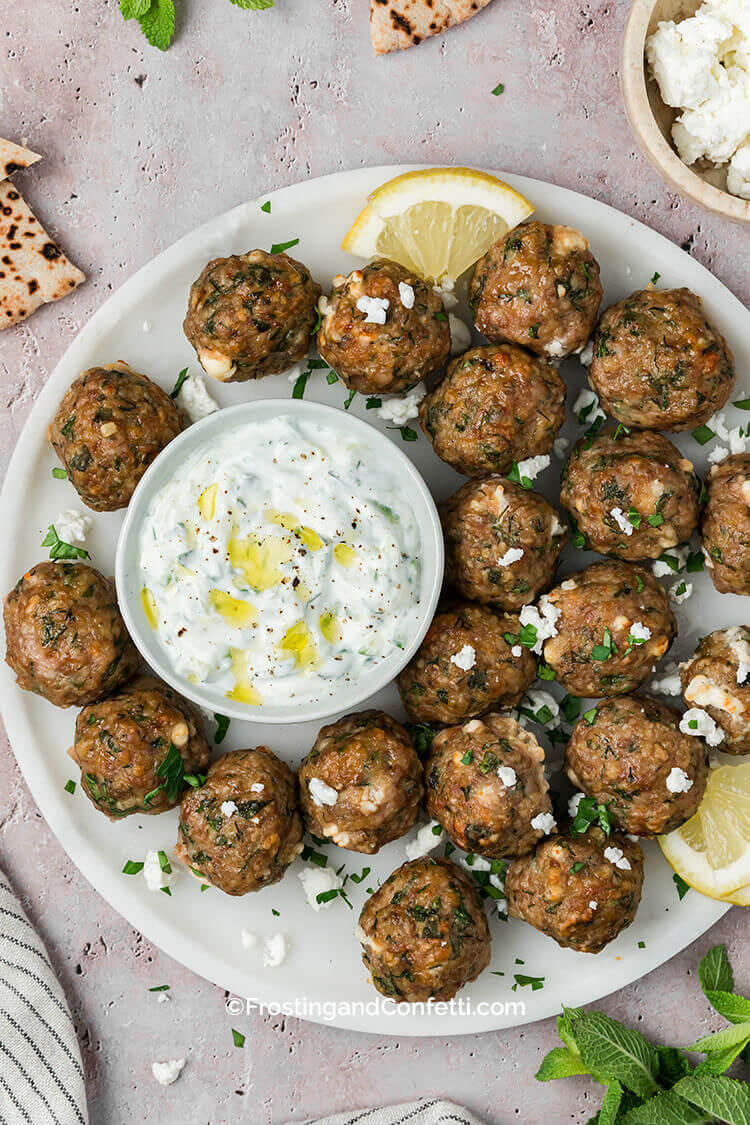 Turkey Feta Meatballs