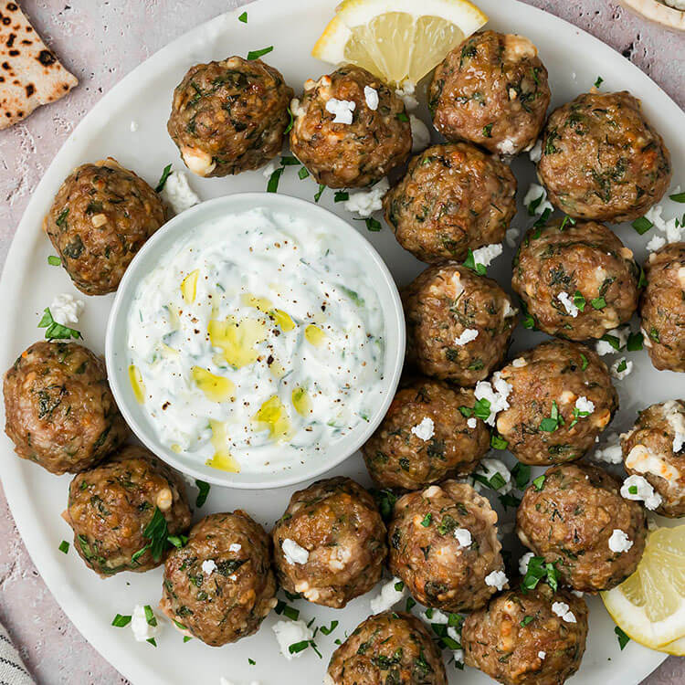 Turkey Feta Meatballs