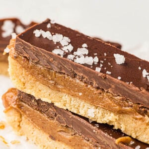 No Bake Chocolate Caramel Bars