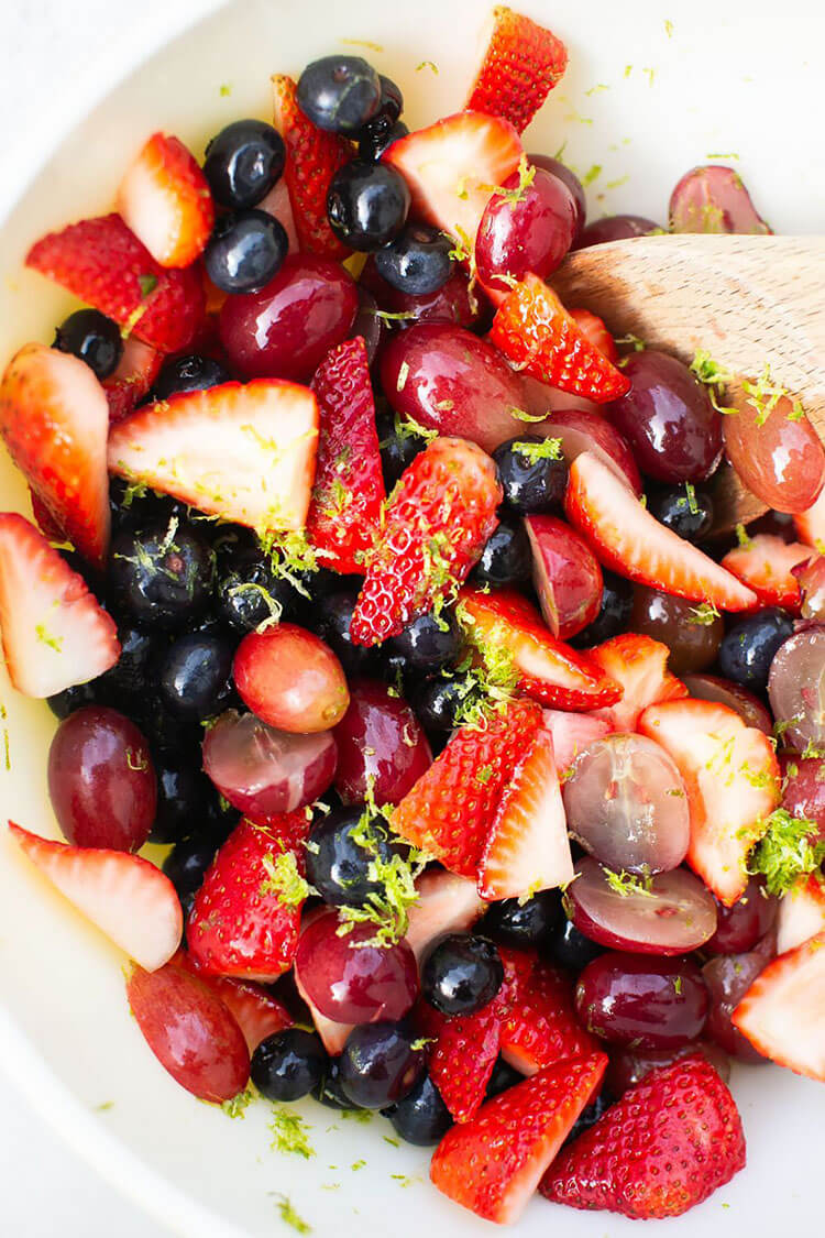 Honey Lime Fruit Salad
