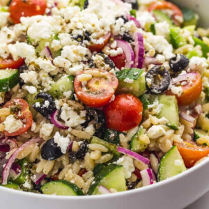 greek orzo salad