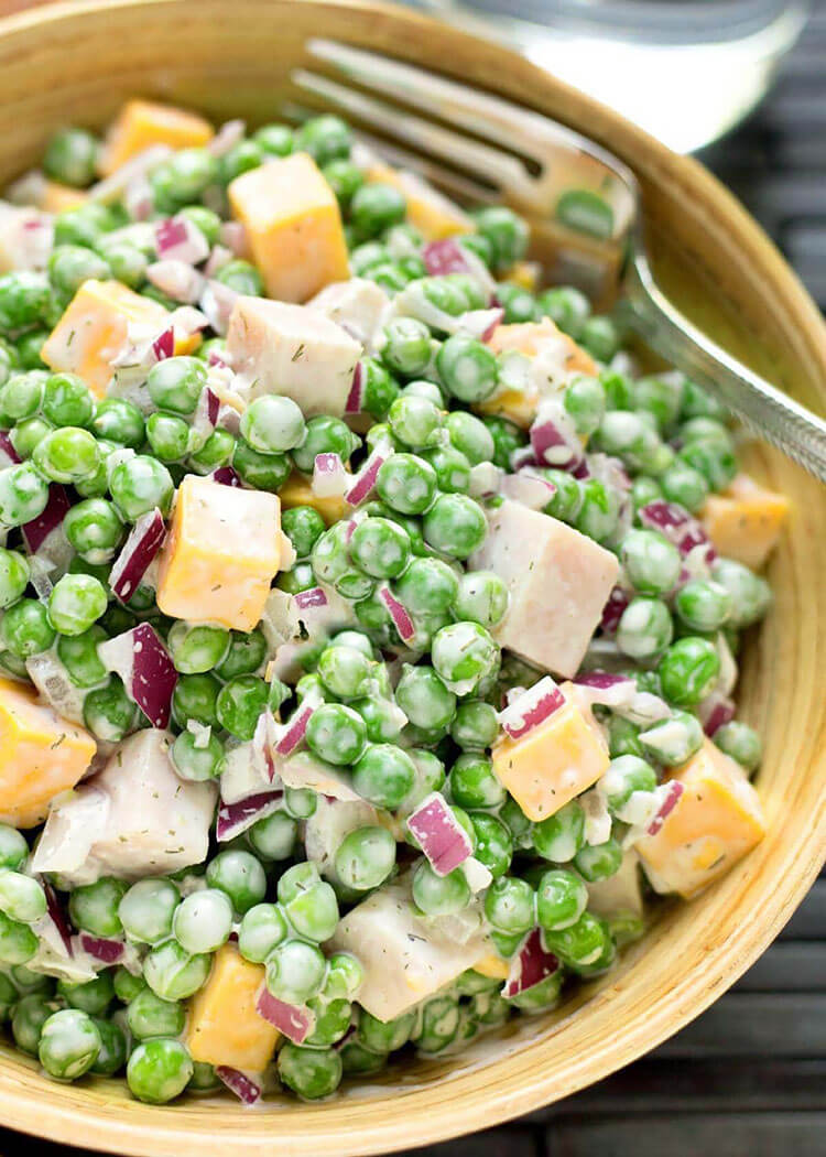 Creamy Pea Salad