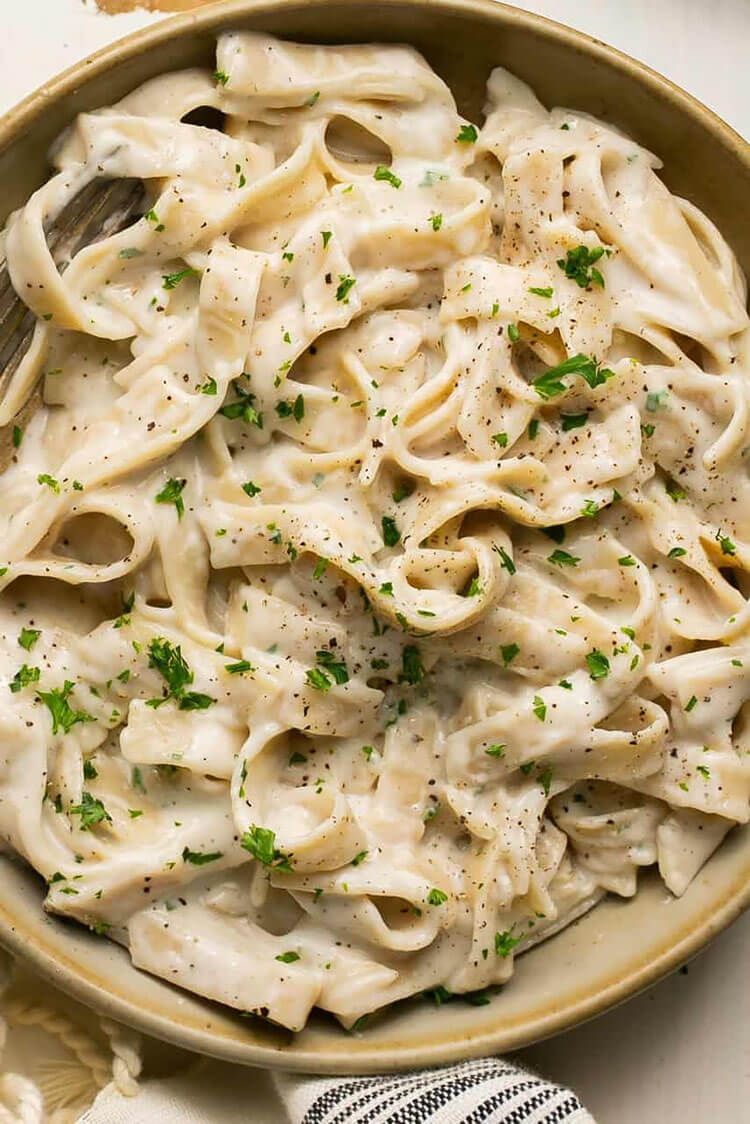 Cottage Cheese Alfredo Sauce
