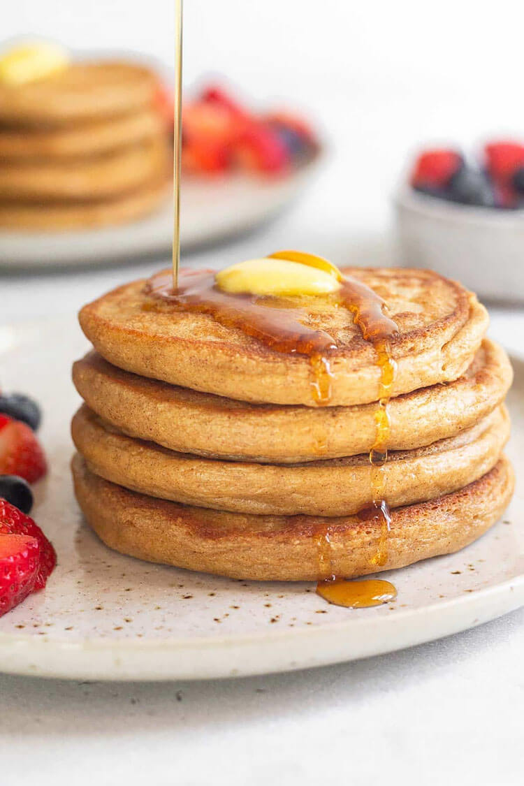 Blender Cottage Cheese Pancakes