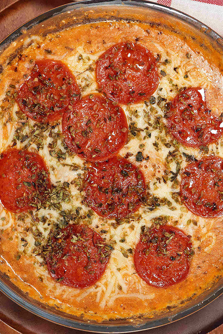 Cottage Cheese Pizza Bowl