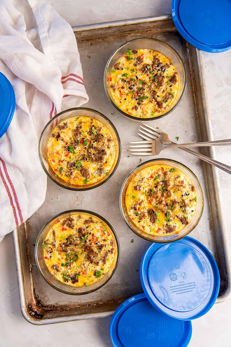 High Protein Egg Bakes