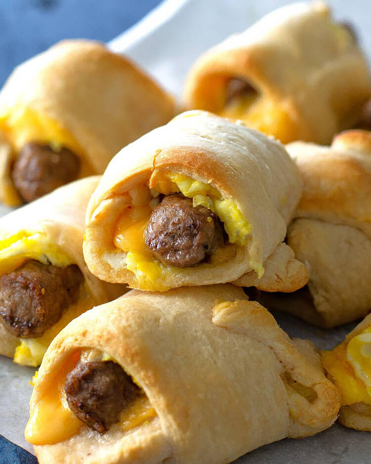 Sausage and Egg Roll Ups
