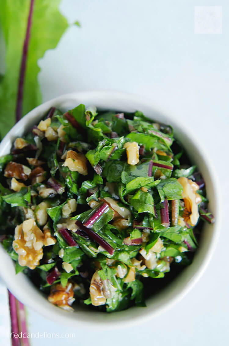 Dandelion Greens Gremolata for Pasta