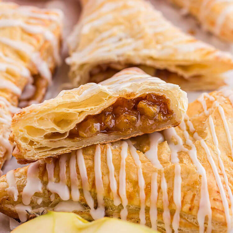 Apple Turnovers from Puff Pastry