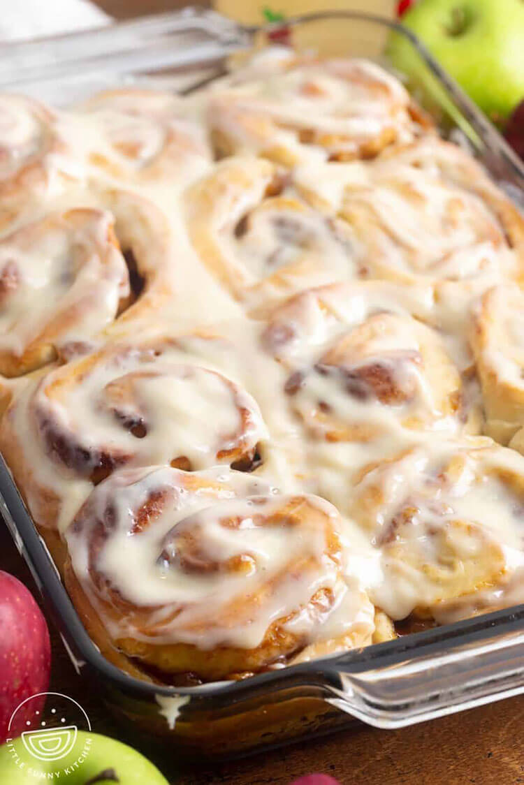 Apple Pie Filled Cinnamon Rolls